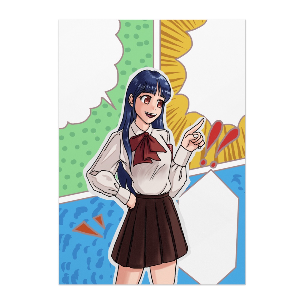 漫画風ポスター