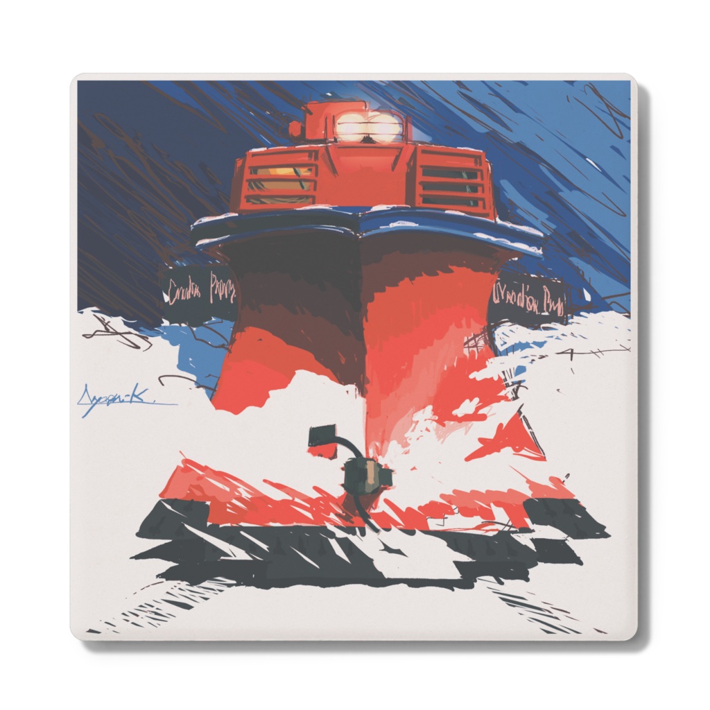 冬のカナダ、ラッセル車