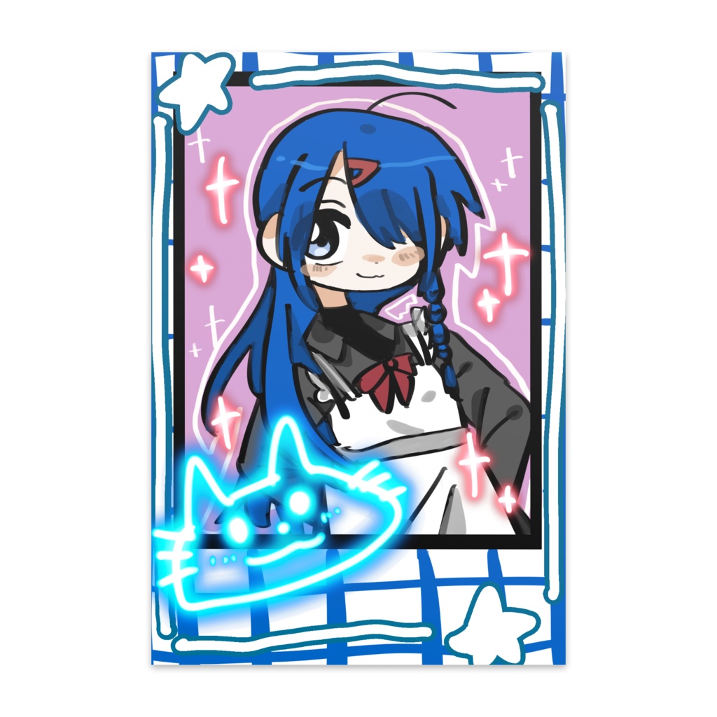 チェキ風ポストカード