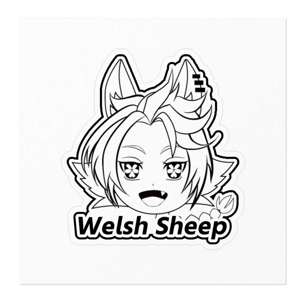 DAC神奈川キャラクターズY2K風ステッカー(ウェルシュシップ)