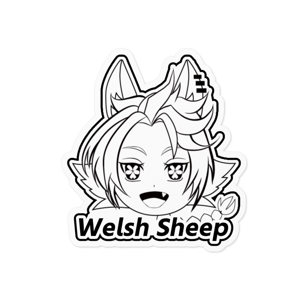 DAC神奈川キャラクターズY2K風ステッカー(ウェルシュシップ)