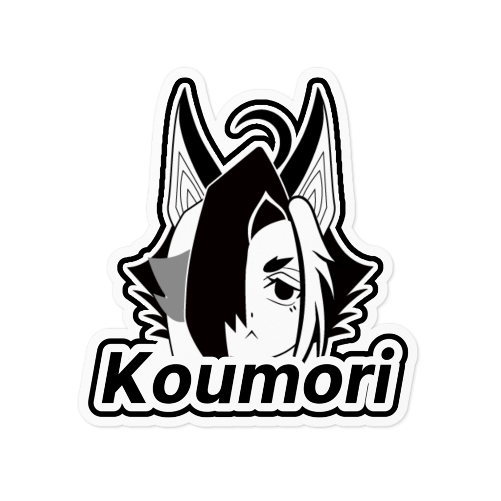 DAC神奈川キャラクターズY2K風ステッカー(コウモリ)