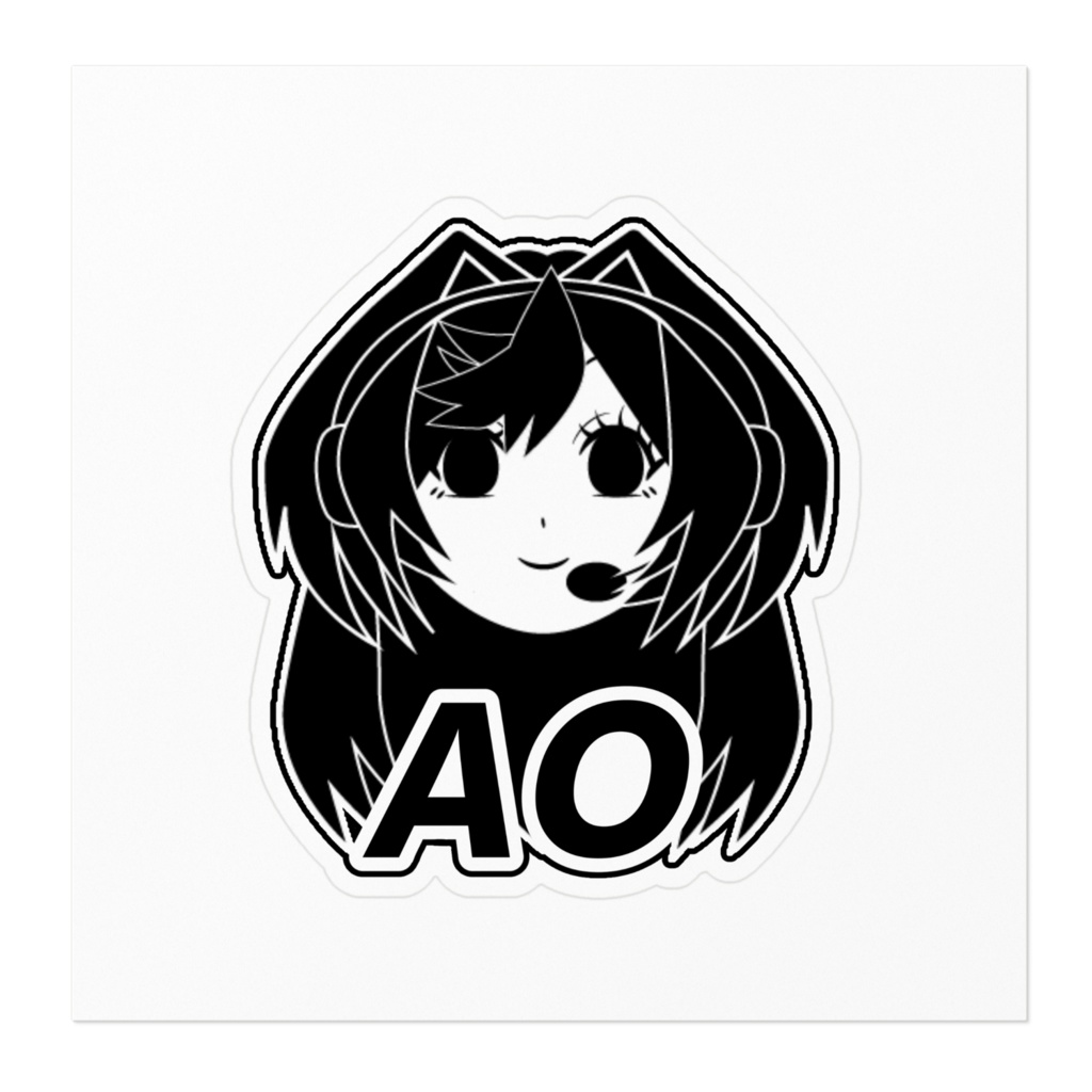 DAC神奈川キャラクターズY2K風ステッカー(AO)