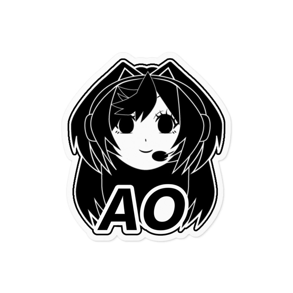 DAC神奈川キャラクターズY2K風ステッカー(AO)