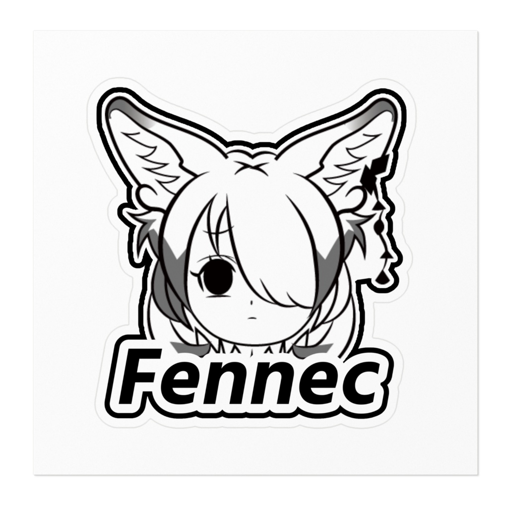 DAC神奈川キャラクターズY2K風ステッカー(フェネック)