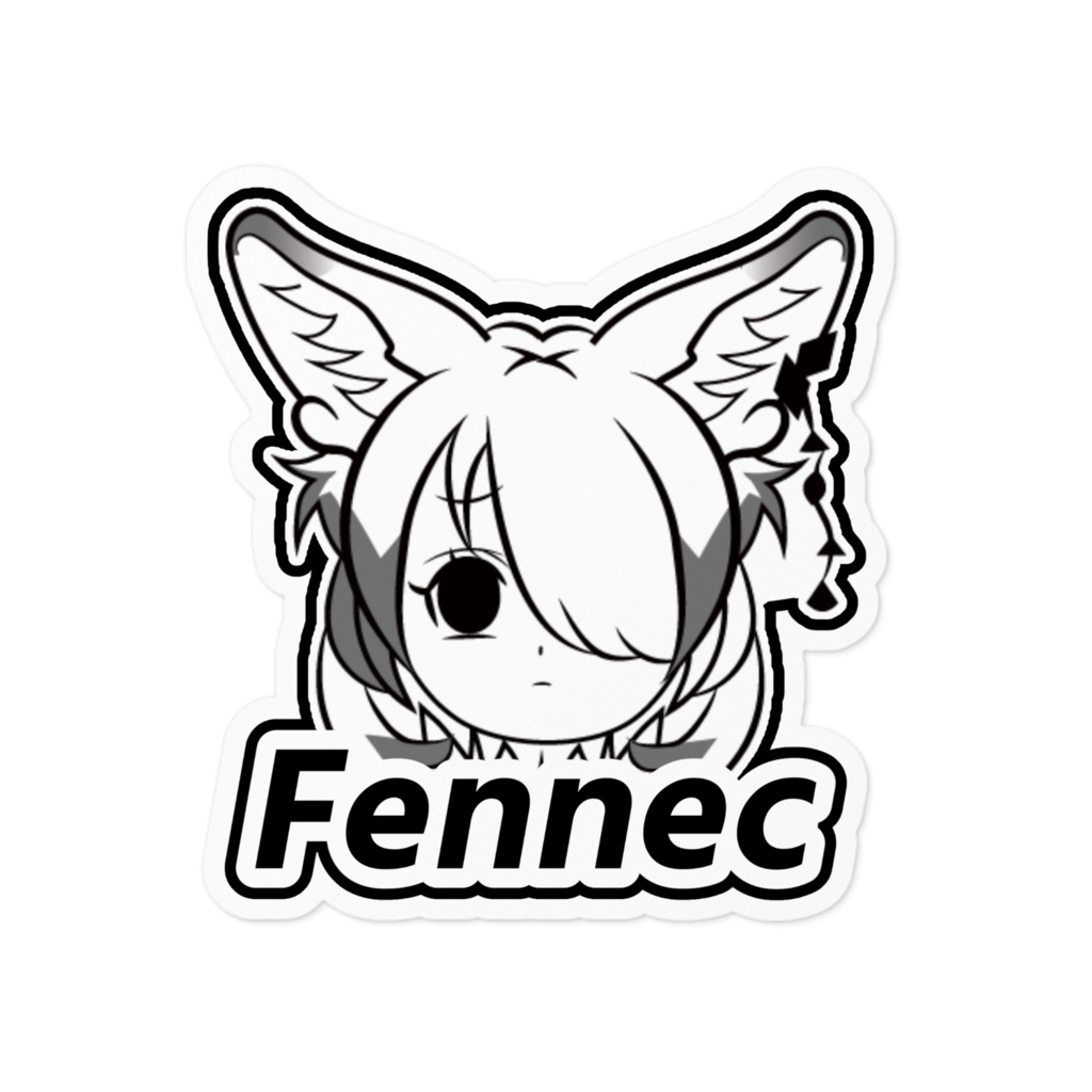 DAC神奈川キャラクターズY2K風ステッカー(フェネック)