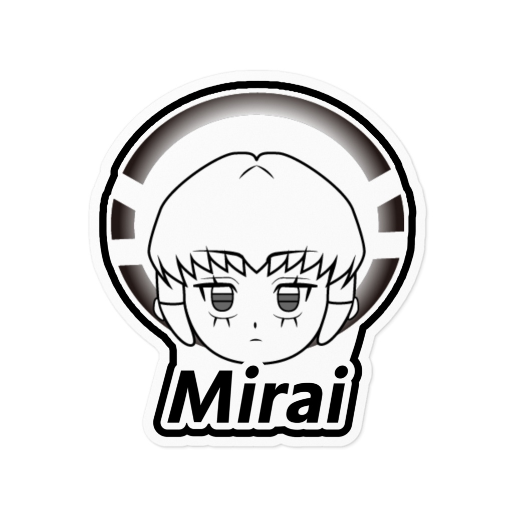 DAC神奈川キャラクターズY2K風ステッカー(ミライ)