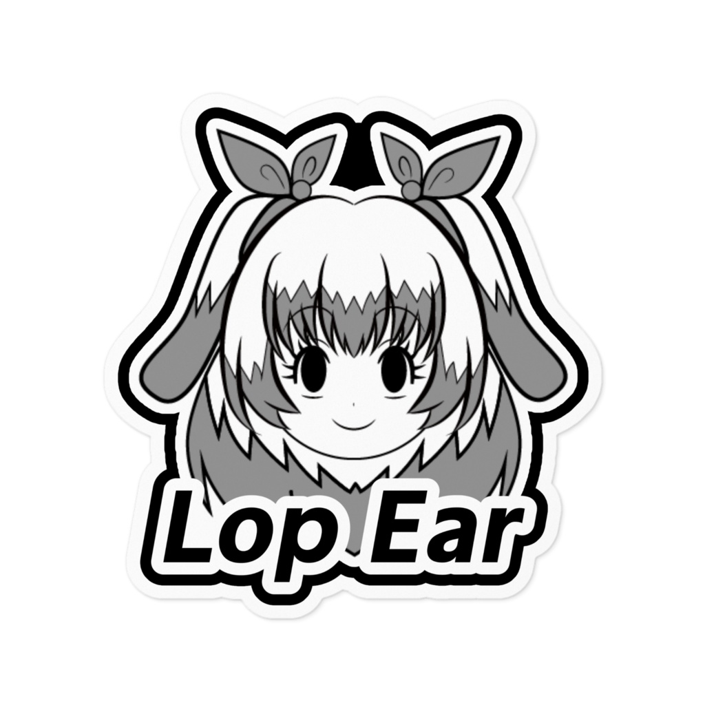 DAC神奈川キャラクターズY2K風ステッカー(ロップイヤー)