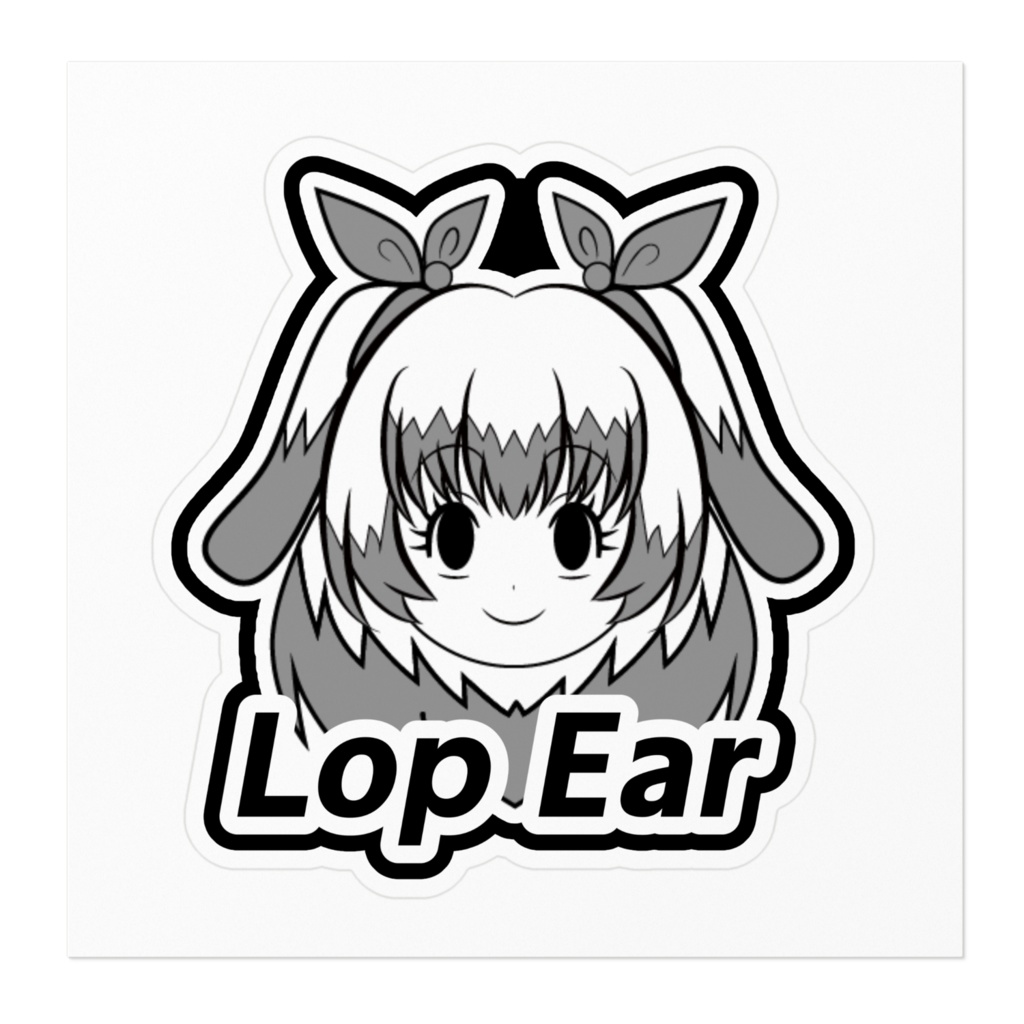 DAC神奈川キャラクターズY2K風ステッカー(ロップイヤー)