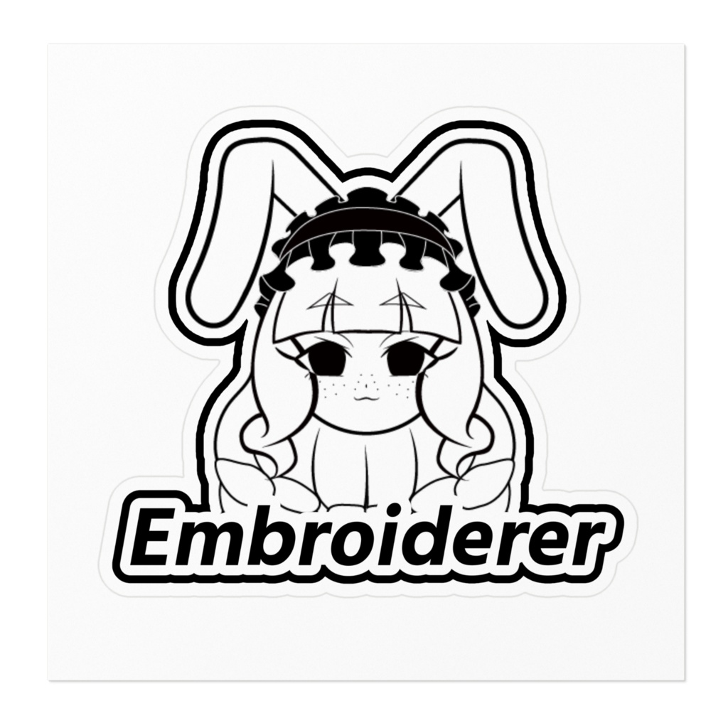 DAC神奈川キャラクターズY2K風ステッカー(刺繡家)