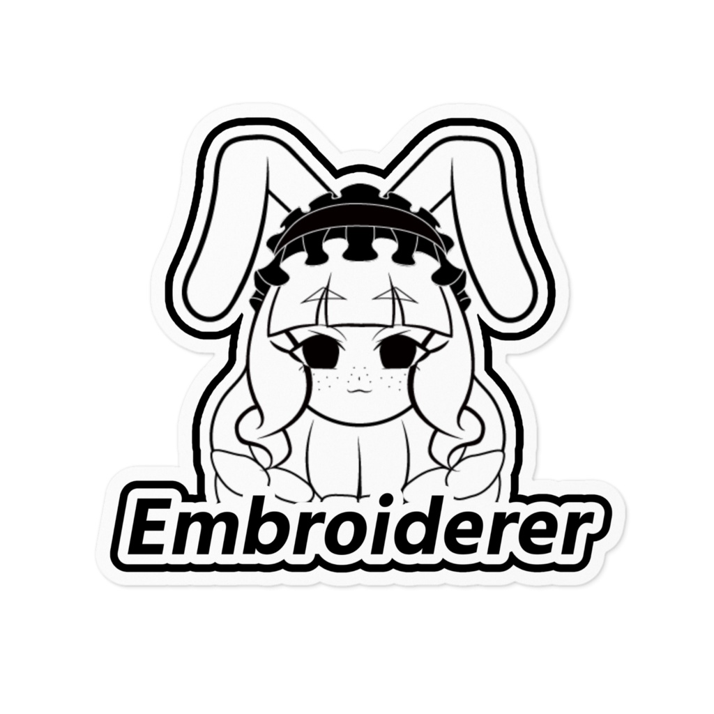 DAC神奈川キャラクターズY2K風ステッカー(刺繡家)