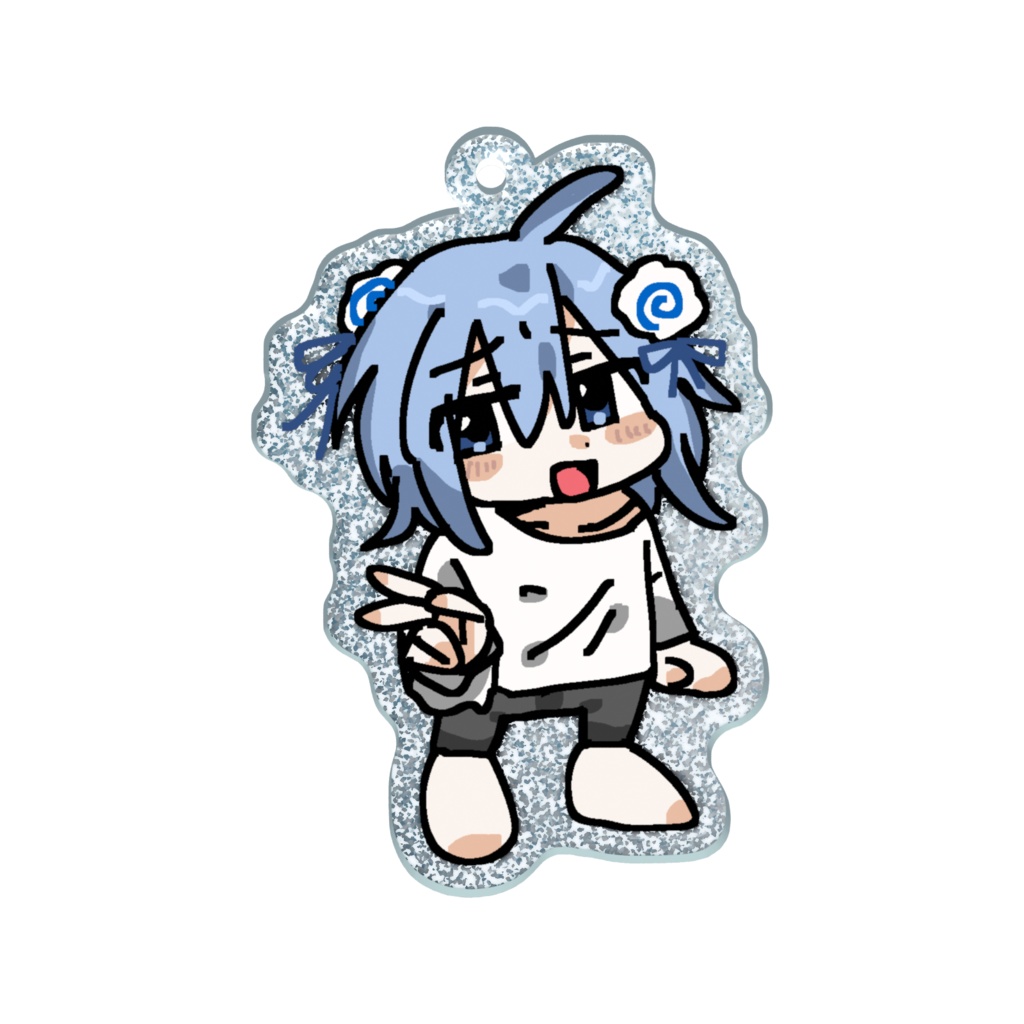 なるとアクセなラメアクリルキーホルダー