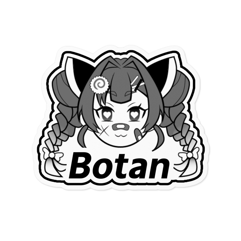 DAC神奈川キャラクターズY2K風ステッカー(牡丹)