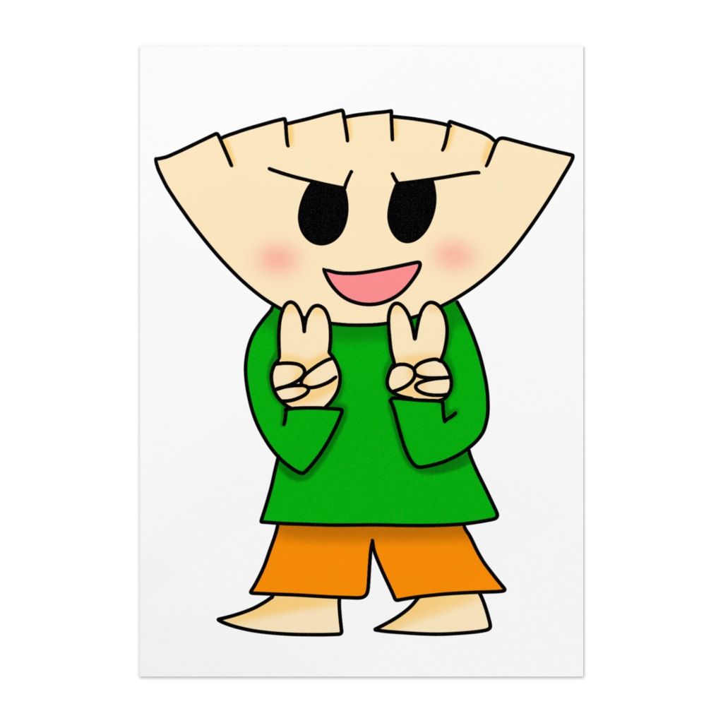 ギョーザマンのピースポスター