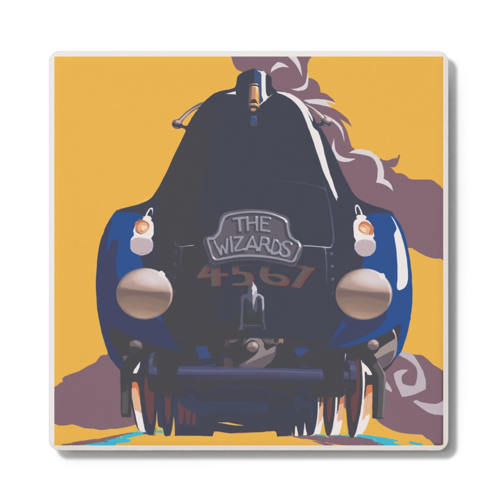 釣鐘っぽいSLのコースター