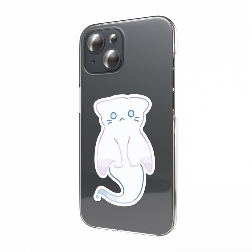 スマホステッカー OBAKE-NEKO