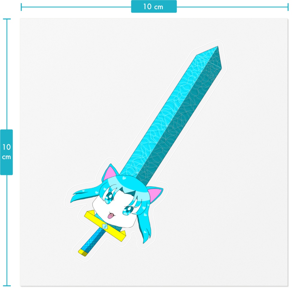 怪盗ブルーソードステッカー