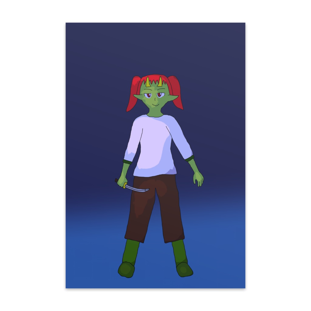 ポストカード、「夢邪鬼な」ネフ