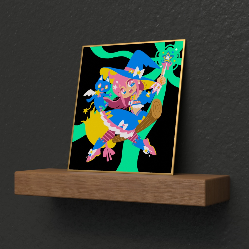 見習い魔女さんミニ色紙