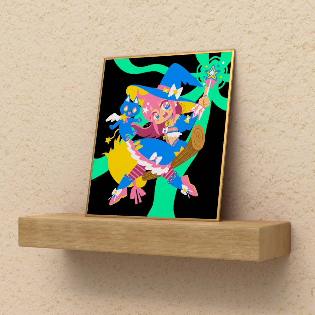 見習い魔女さんミニ色紙