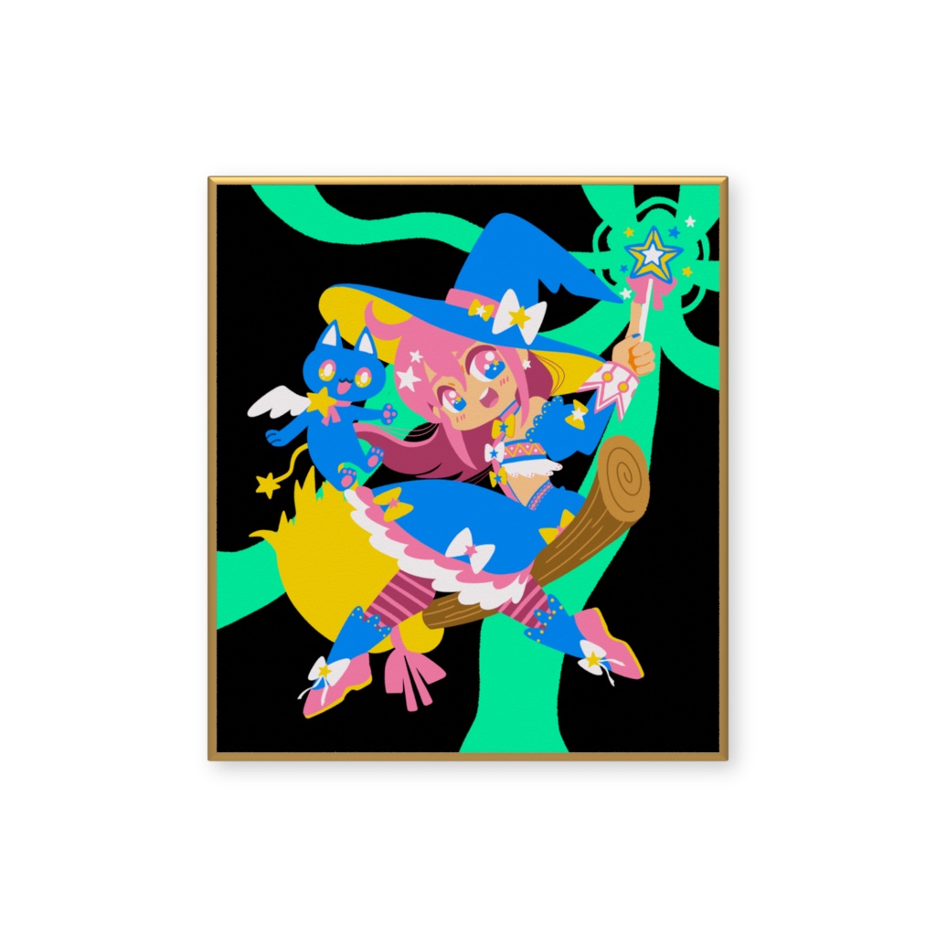 見習い魔女さんミニ色紙