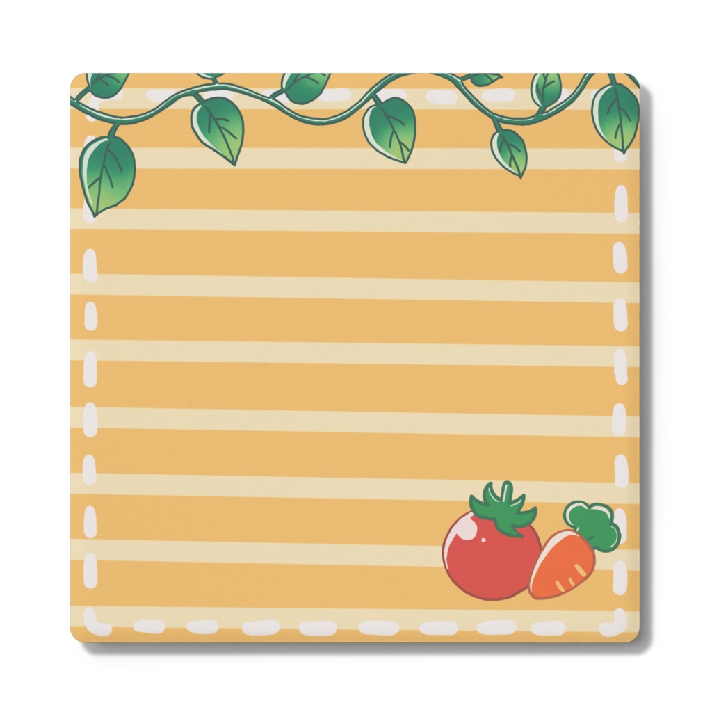 お野菜コースター