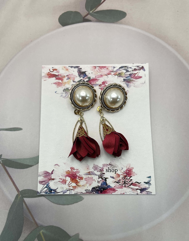 カメリア/ピアス