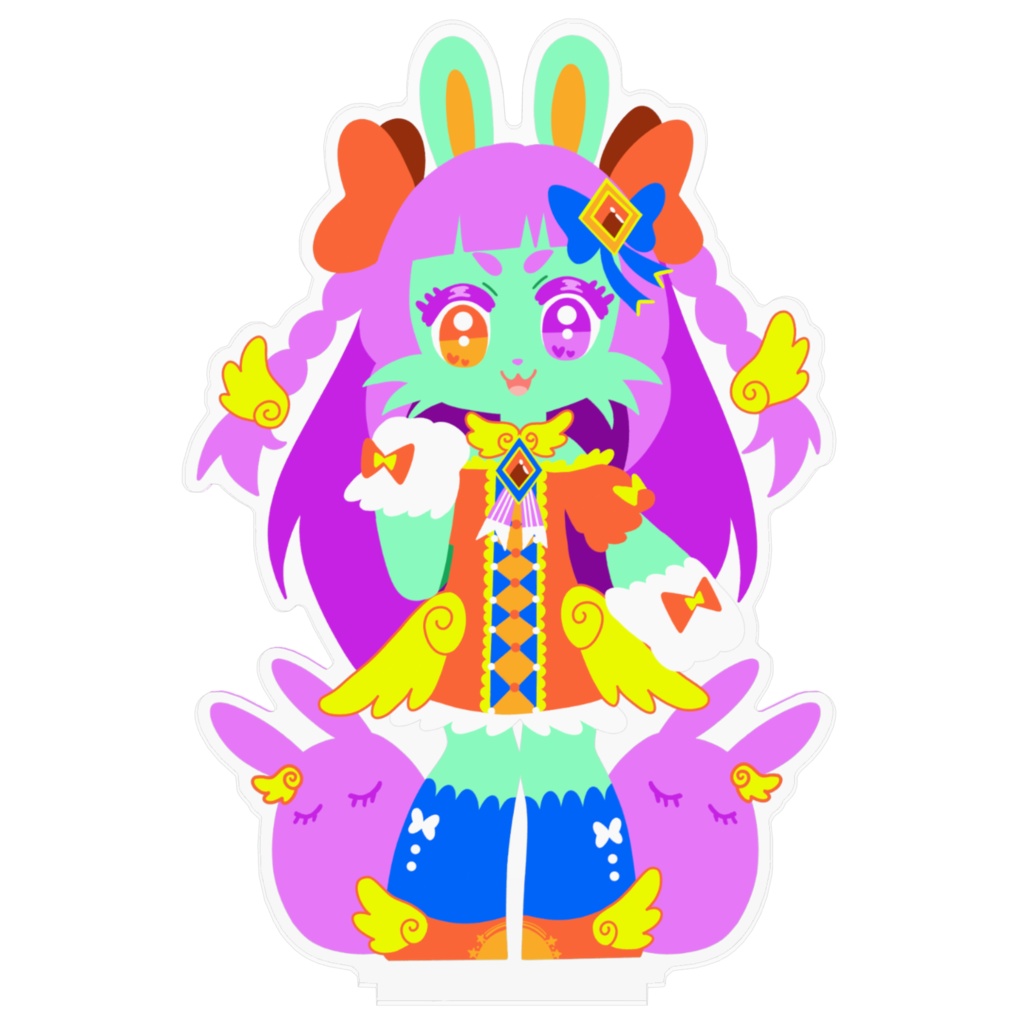 うさぎのミント君アクリルフィギュア