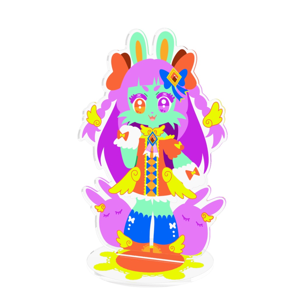 うさぎのミント君アクリルフィギュア