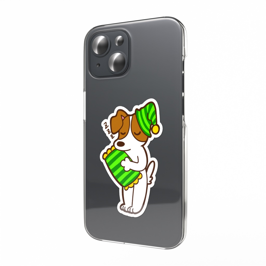 犬のスマホステッカー