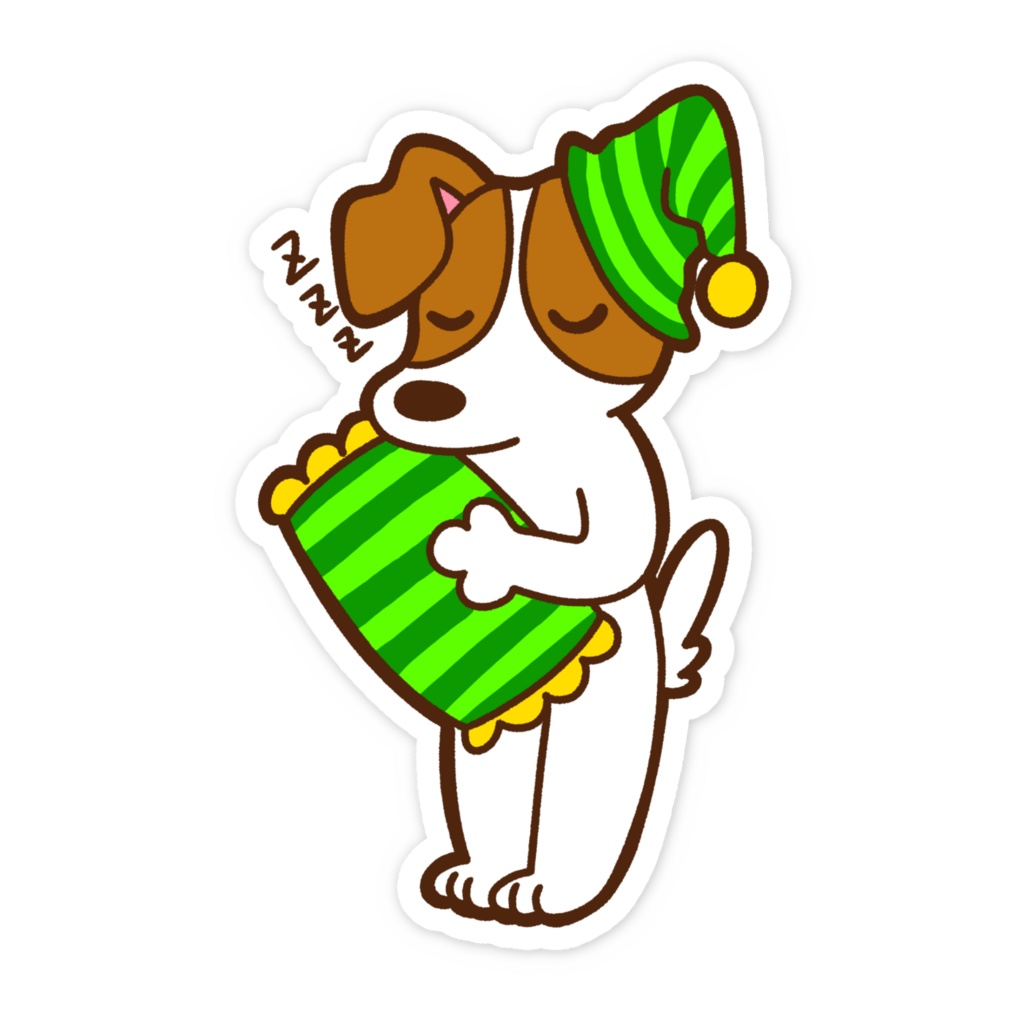 犬のスマホステッカー