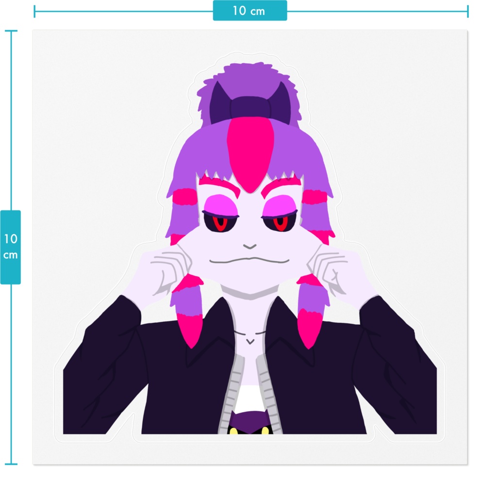 メタ子ステッカーその2