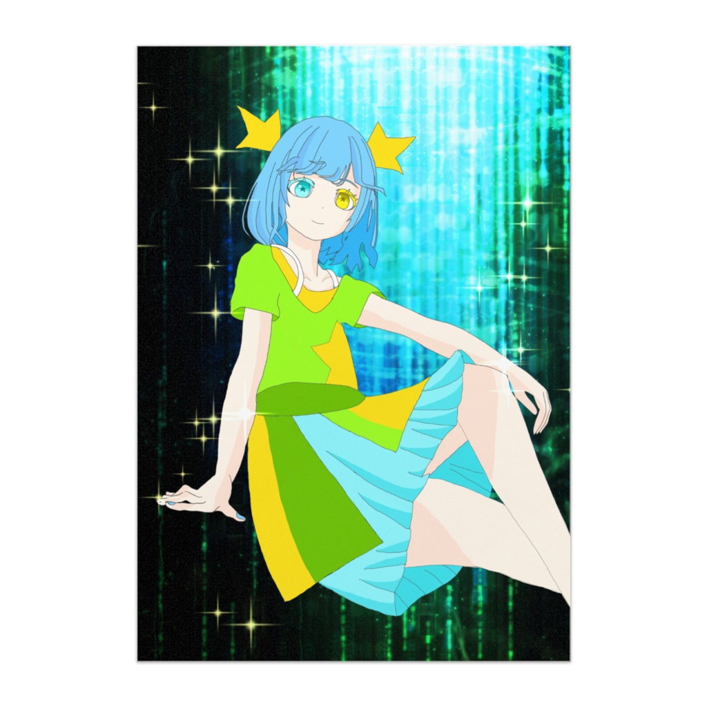 スターフルーツちゃんイラストポスター