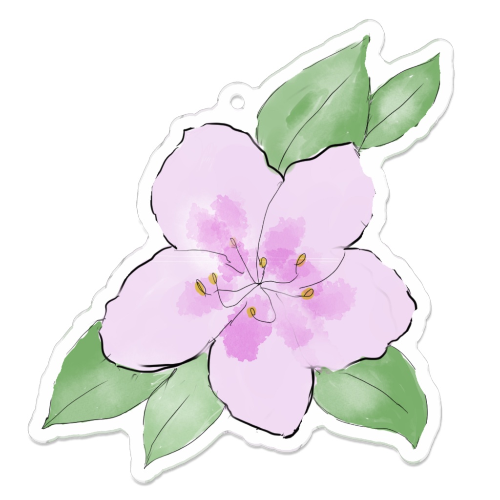 お花のキーホルダー