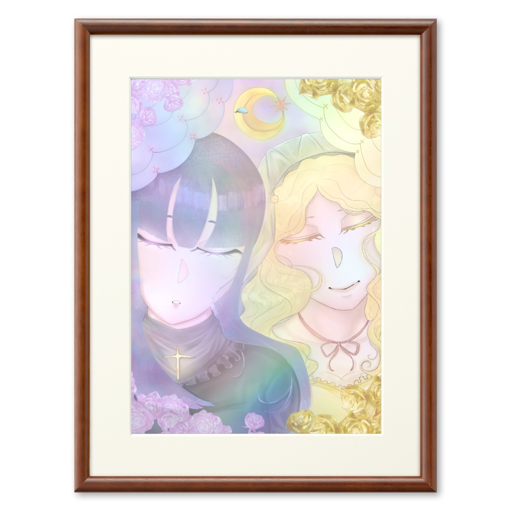 闇と光・月のもとでおやすみ