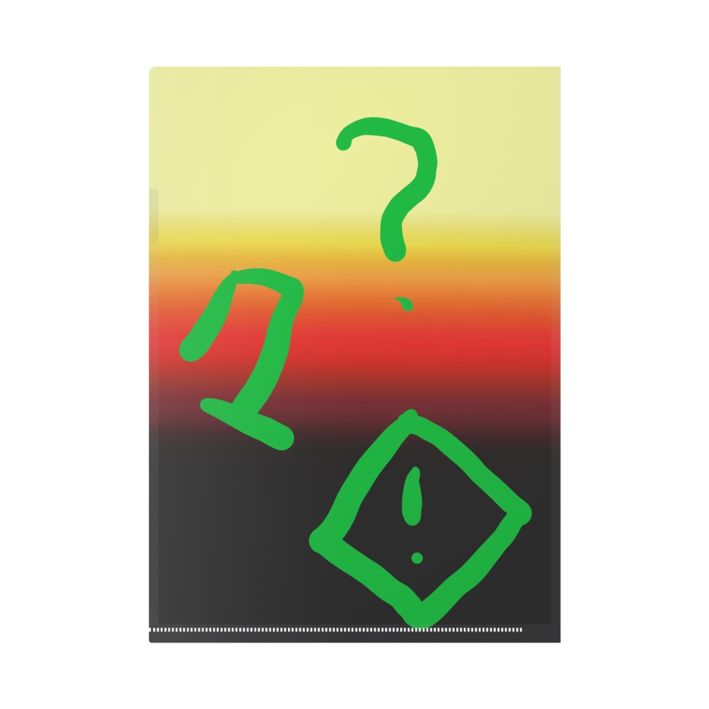 小剣のクリアファイル