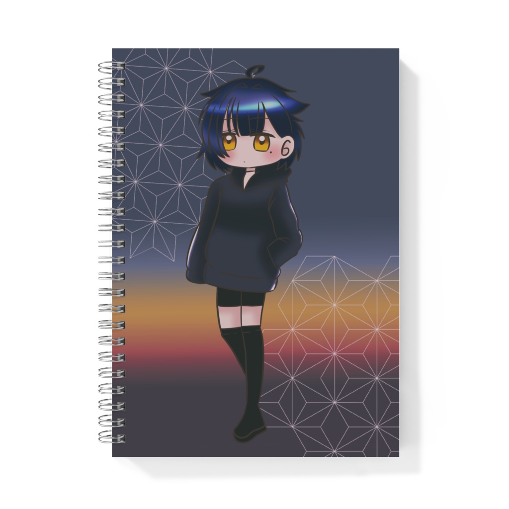 モデル立ちなリングノート