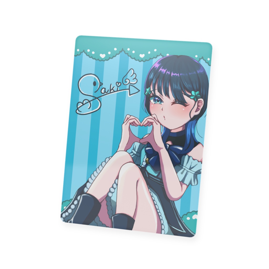 アイドル風キャラのオリジナルカード