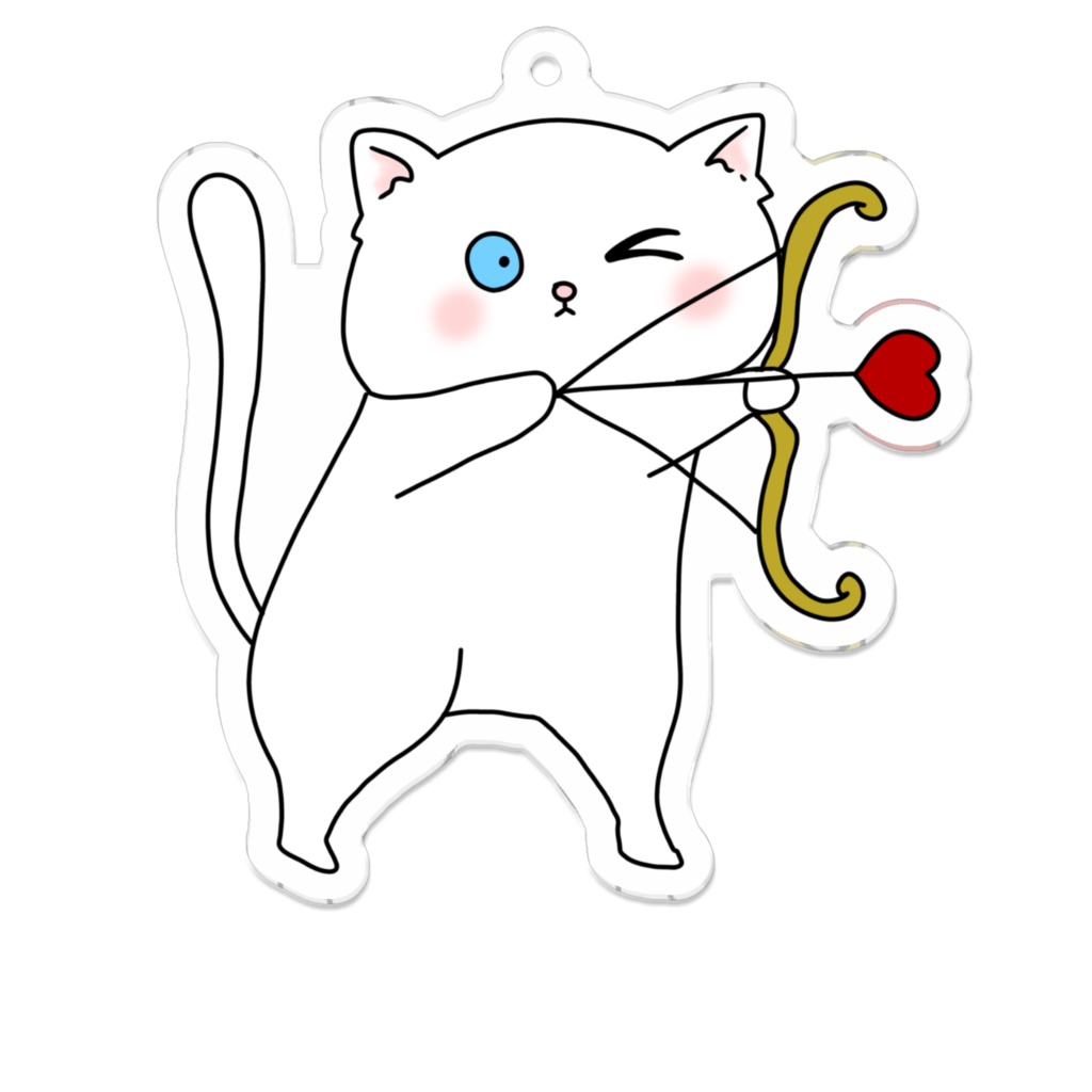 キューピッドな猫