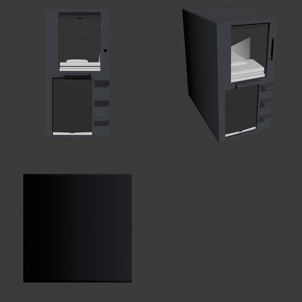 【3D】カプセルベッド