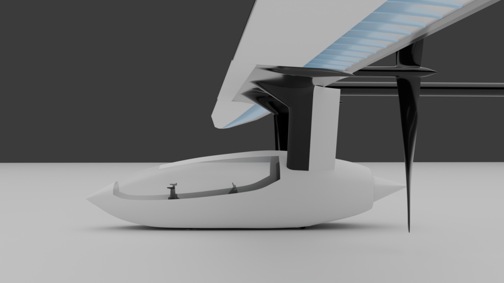 【3D】二人乗り人力飛行機