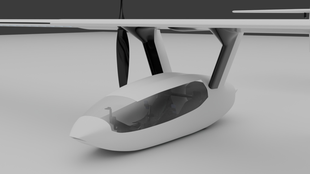 【3D】二人乗り人力飛行機