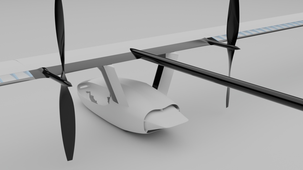 【3D】二人乗り人力飛行機