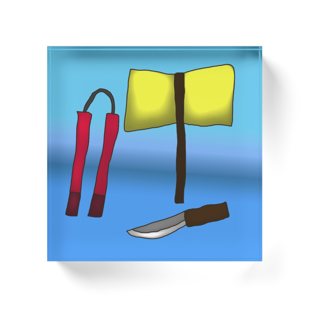 アクリルブロック、ヌンチャク