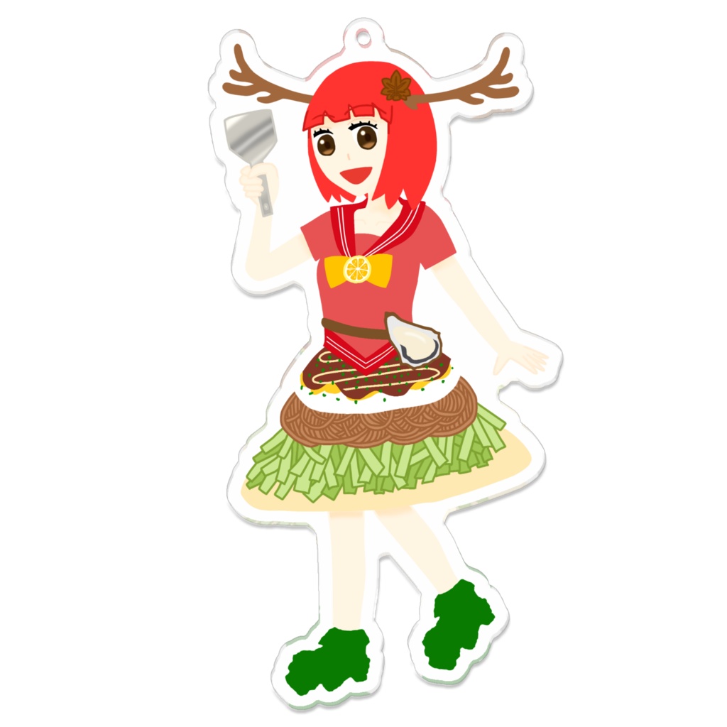 広島ガールアクリルキーホルダー