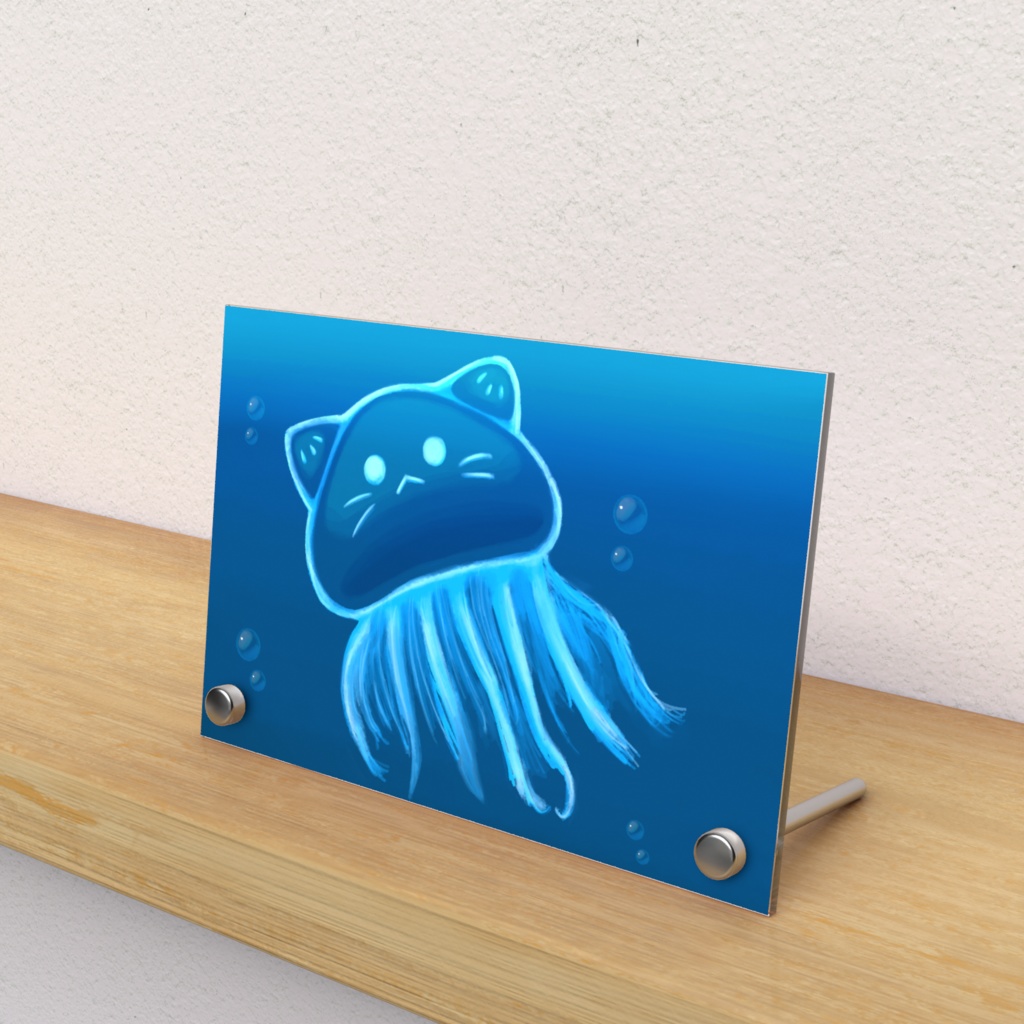 アクリルフォトパネル ニャンクラゲ