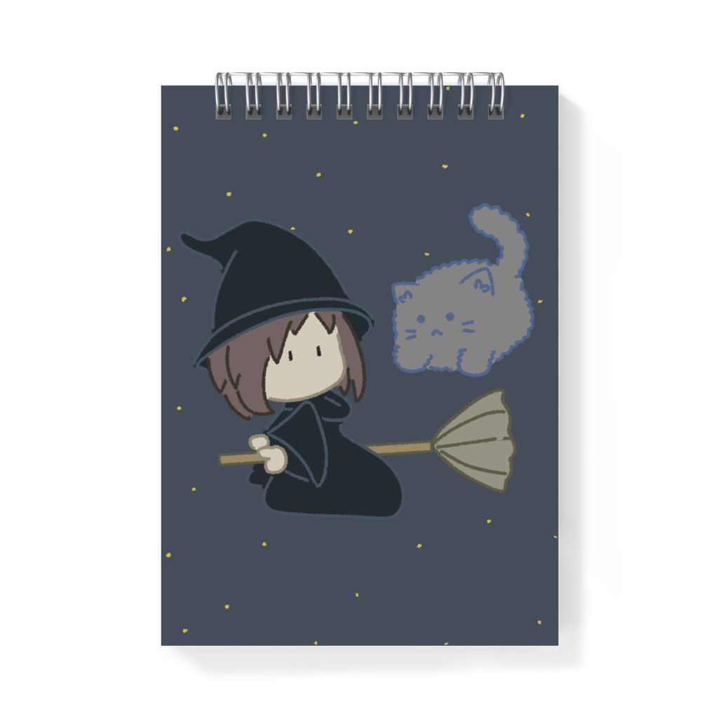 メモ帳 魔女とネコ