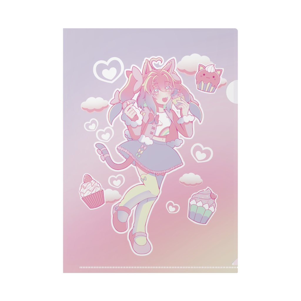 スイーツゆめかわ クリアファイル☆⌒+。。全6種