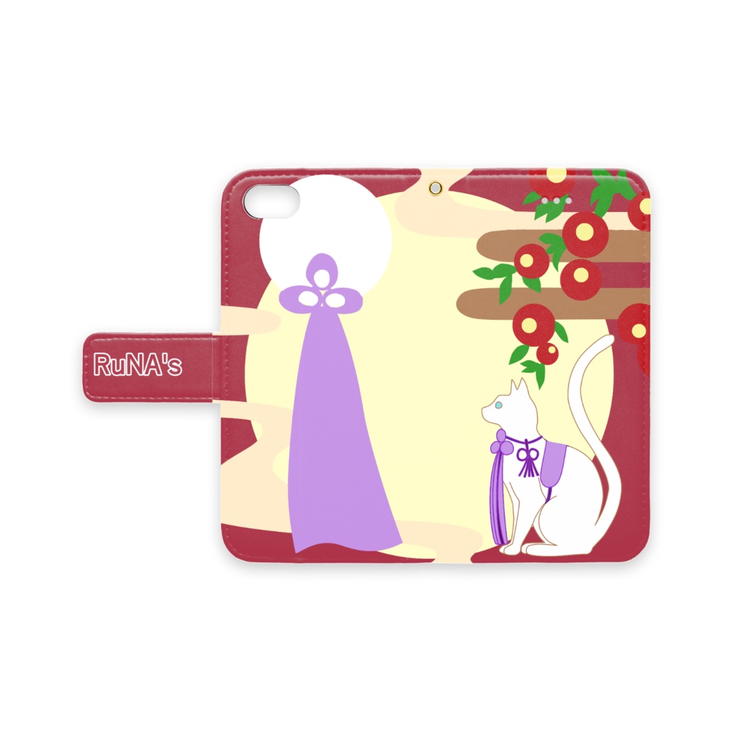 RuNA's和風猫 iPhoneケース