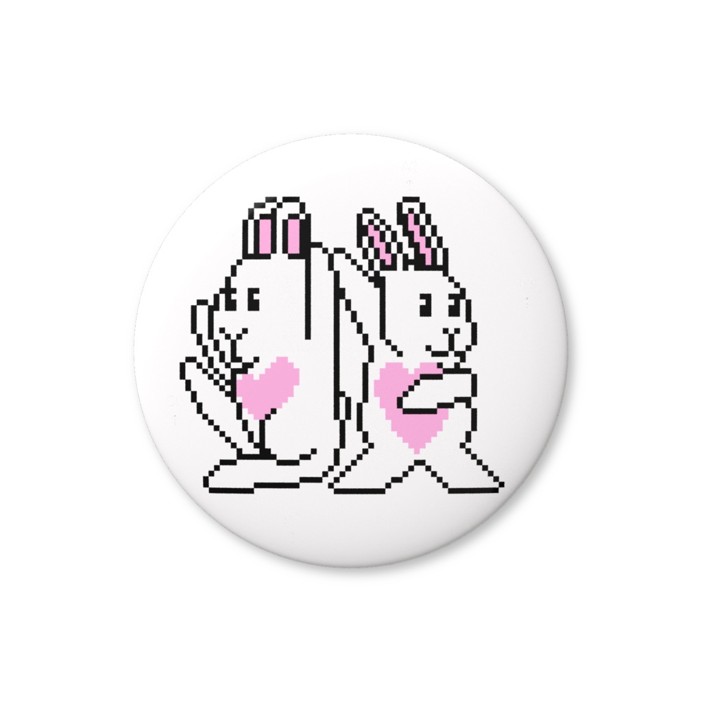 ハートうさぎペア